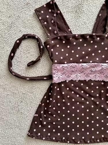 MANGMAO Emo Coquette Cropped Top Grunge 2000s Spaghetti Strap Tops Streetwear Vintage Camisole Y2k Cheetah Tops thumbnail 3
