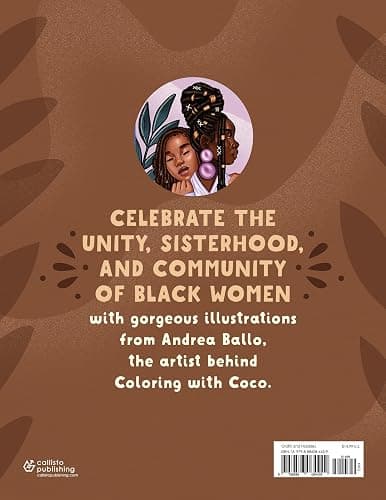 Coloring with Coco: Sisterhood in Solidarity: Relaxing Bold and Easy Coloring Book for Adults and Teens thumbnail 2