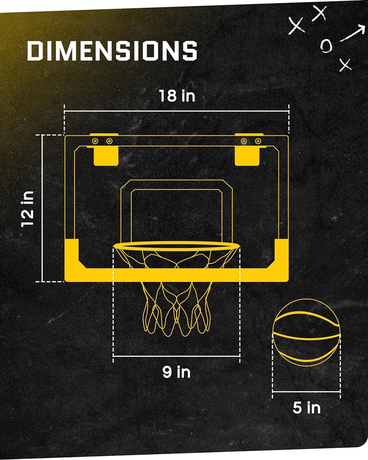 SKLZ Pro Mini Basketball Hoop thumbnail 5