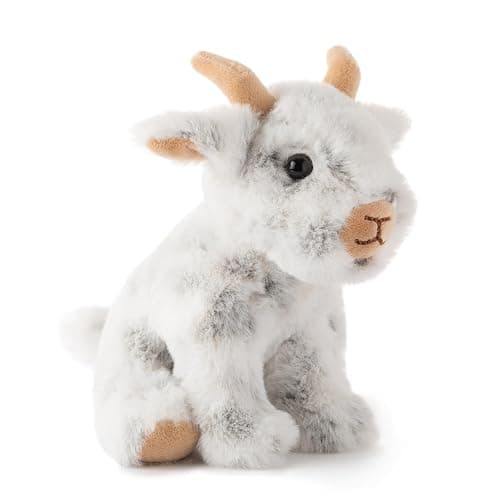The Petting Zoo Goat Stuffed Animal Plushie, Gifts for Kids, Wild Onez Babiez Farm Animals, Goat Plush Toy 6 inches thumbnail 4