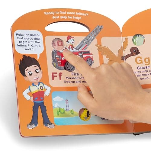Melissa & Doug PAW Patrol Children's Book - Poke-A-Dot: Alphabet Adventure thumbnail 3