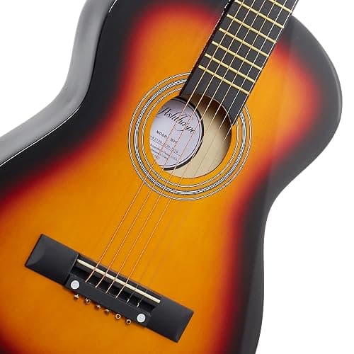 Ashthorpe 30-inch Beginner Acoustic Guitar Package (Sunburst), Basic Starter Kit w/Gig Bag, Strings, Strap, Tuner, Picks thumbnail 2
