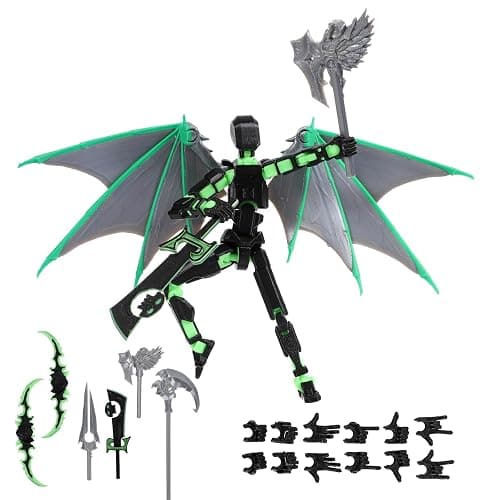 SENROELECTRONAGE T13 Action Figure Assembly Completed, Upgraded 3D Printed T13 Action Figure, The Dummy 13 is Very Suitable for Office Desks and Birthday Cake Decorations - Image 1