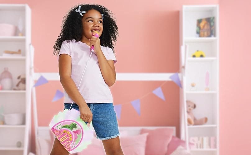 eKids Wicked Karaoke Microphone with Bluetooth Speaker for Fans of Wicked Toys, Kids Karaoke Machine with Built in Music, Great for Kids thumbnail 4