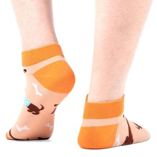WeciBor Women's Fancy Funny Casual Combed Cotton Ankle Socks Pack thumbnail 6