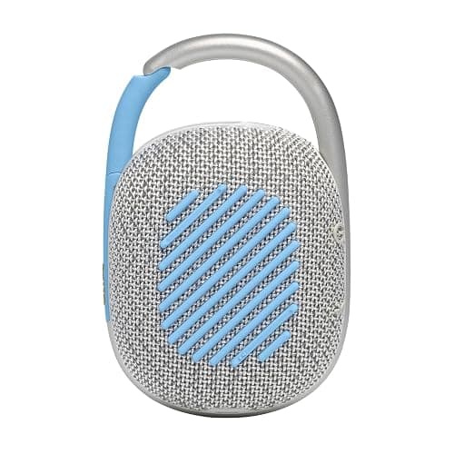 JBL Clip 4 Eco Waterproof Portable Bluetooth Speaker Bundle with gSport Carbon Fiber Case (White) thumbnail 5