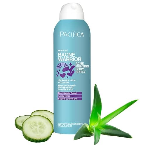 Pacifica Bacne Warrior - Bacne Salicylic Acid Spray, Back Acne Treatment Spray with 2% Salicylic Acid, Niacinamide, and Aloe, Body Acne Warrior for Body, Chest, and Back, Dermatologist Tested- 6 Fl Oz thumbnail 14