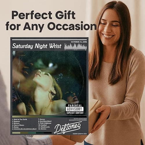 ZUKIY Saturday Night Wrist Deftones Dreamscape - Rock Poster Wall Art 8x10 Unframed - Metal Band Inspired Decor for Bedroom Studio Office - Emo Goth Aesthetic Tapestry Style Print for Music Lovers thumbnail 8