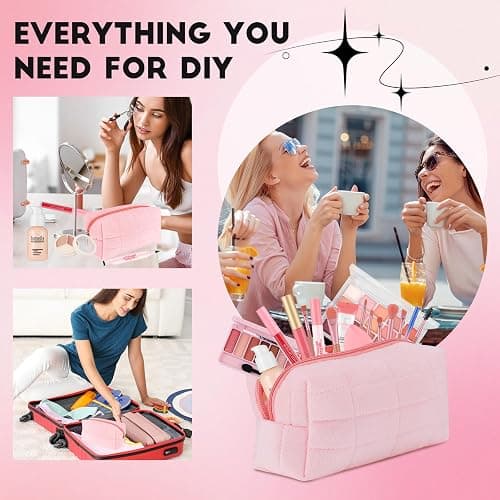 All In One Makeup Kit for Teen Girls Beginners with Foundation,Eyeshadow, Lipstick, Eyeliner, Mascara, Brushes, Bag, Travel Friendly MakeUp Gift Set, Birthday Gifts for Teen Girls, Graduation Gifts thumbnail 6