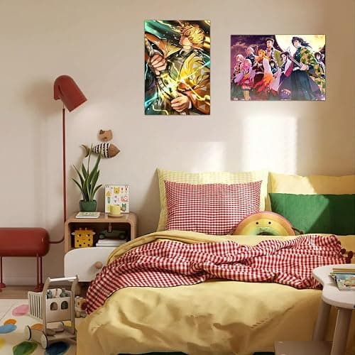 Babymiu Anime Wall Poster 8-Pack 11.5 x 16.5 INCH,Anime Gifts Merch Party Supplies Unframed Version HD Printing Poster for Room Club Wall Art Decor. thumbnail 5