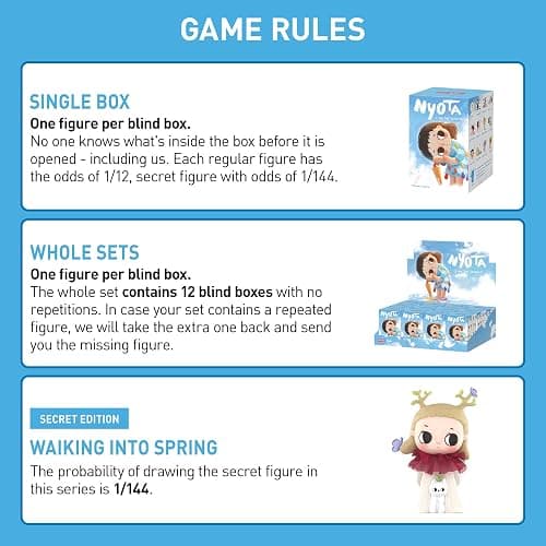 POP MART Nyota I Am the Seasons Series Blind Box Figures, Random Design Action Figures Collectible Toys Home Decorations, Holiday Birthday Gifts for Girls and Boys, Single Box thumbnail 4