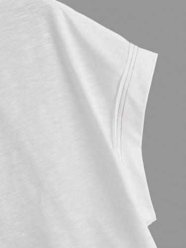 SOLY HUX Women Open Back Tops Workout Backless Tee Casual Athletic Shirts Short Sleeve Oversized Gym T Shirt thumbnail 3