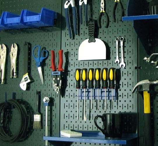 Green Metal Pegboard by Wall Control - 2 Pack thumbnail 2