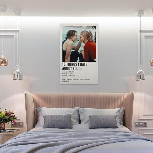 10 Things I Hate About You Classic Movie Posters Vintage Wall Art Canvas Painting for Bedroom Living Room Decor 12x18inch(30x45cm) Unframe-style thumbnail 8