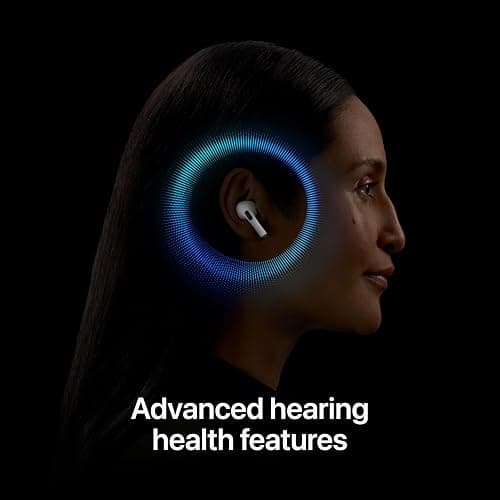 Apple AirPods Pro 2 Wireless Earbuds, Bluetooth Headphones, Active Noise Cancellation, Hearing Aid Feature, Transparency, Personalised Spatial Audio, High Fidelity Sound, H2 Chip, USB C Charging thumbnail 5