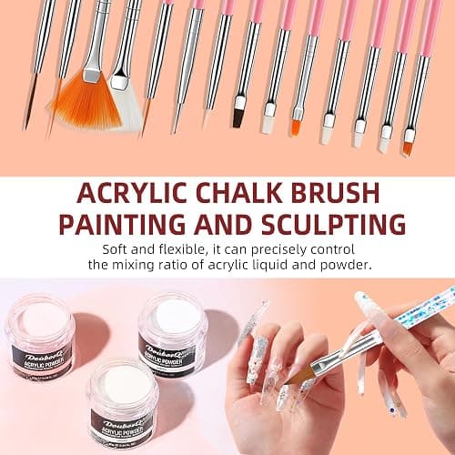 Acrylic Nail Kit With Drill And U V Light Full Nail Kit Set Professional Nail Starter Kit For Beginners Acrylic With Everything thumbnail 7