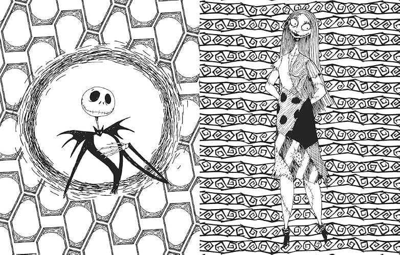 Disney Tim Burton's The Nightmare Before Christmas Colouring thumbnail 2