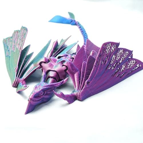 3D Printed Mouthwatering Pterosaur, Flexible Joint Home Decoration, Administrative Desk Decorations, Home Decoration fidgety Toys thumbnail 5