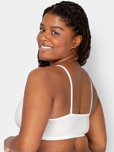 Fruit of The Loom Womens Spaghetti Strap Cotton Pullover Sports Bra Value Pack thumbnail 3