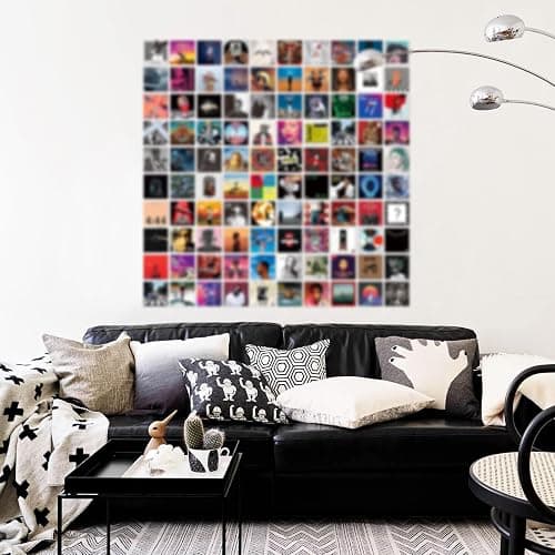 A ART·ZONE 100 Pcs 5x5 Inch | Posters Wall Collage Kit for Room, Album Cover, Music, Rapper, Band, Wall Poster for Bedroom thumbnail 4