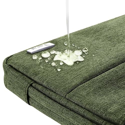 Voova Laptop Sleeve Carrying Case 14 15 Inch Compatible with MacBook Air 15 M2/M3/M4 2022-2025, MacBook Pro 15, Hp Chromebook 14, Waterproof Slim Computer Cover Bag,Army Green thumbnail 3