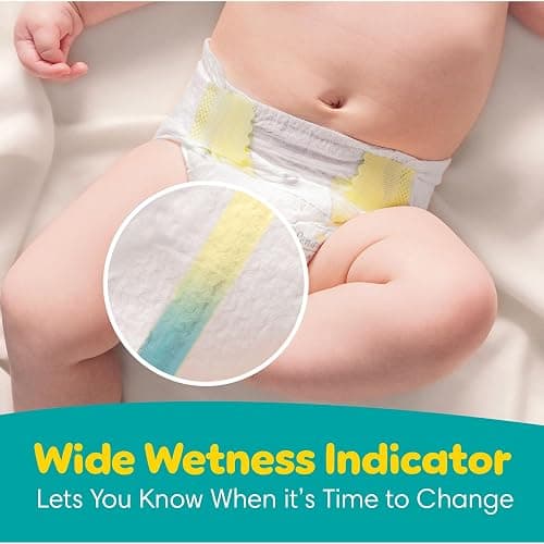 Pampers Baby Diapers - Swaddlers - Size 0, 84 Count, Ultra Absorbent Disposable Newborn Diaper thumbnail 8