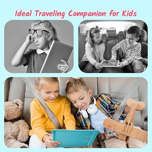TECJOE 2 Pack LCD Writing Tablet, 10 Inch Colorful Doodle Board Drawing Tablet for Kids, Kids Travel Learning Toys Christmas Birthday Gifts for 3 4 5 6 Year Old Boys and Girls Toddlers thumbnail 4