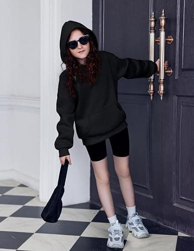 Arshiner Girls Oversized Hoodies Fleece Pullover Sweatshirts Kids Fashion Casual Outfits Fall Winter Clothes thumbnail 4