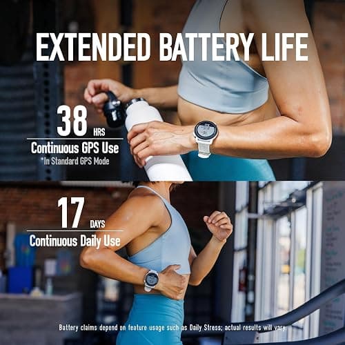 COROS PACE 3 GPS Sport Watch, Lightweight Running Watch, 17-Day Battery Life, Accurate GPS, Heart Rate Monitor, Navigation, Sleep Tracking, Training Plan, Run, Bike, and Ski (Chalk Nylon) thumbnail 3