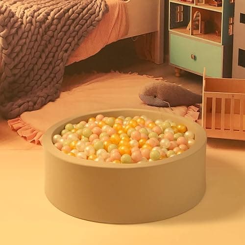 GOGOSO Ball Pits Balls for Toddlers Pack of 50 100 200 Plastics Shape Ball Non-Phthalate Non-BPA Non-Toxic 2.2-Inch Crush Proof Play Balls thumbnail 7