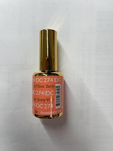 DND DC Gel Polish Set, Orange Collection, UV/LED GelPolish and Air Dry Nail Lacquer, Matching Chip-Free Polish Duo, 0.5 Fl Oz Each thumbnail 8