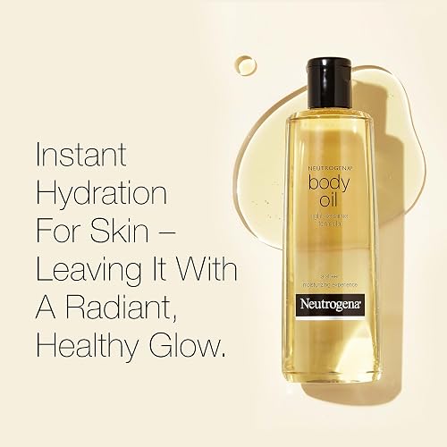 Neutrogena Body Oil Light Sesame Formula, Twin Pack of 16 fl oz, Radiant Glow Moisturizer for Dry Skin, Bath & Shower Oil For Smooth and Hydrated Skin thumbnail 3