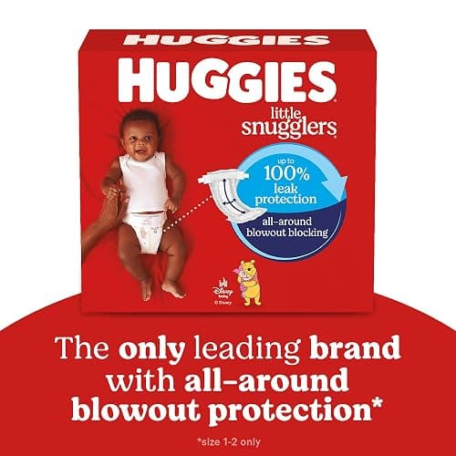 Huggies Newborn Diapers, Little Snugglers Baby Diapers, Size Preemie (up to 6 lbs), 30 Count thumbnail 3
