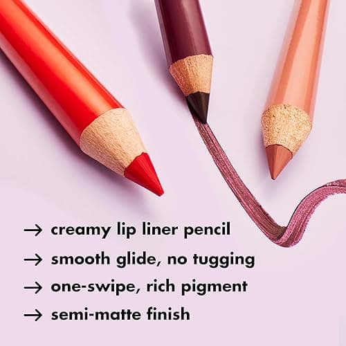 e.l.f. Cream Glide Lip Liner, Highly-Pigmented Pencil For Shaping & Sculpting Lips, Semi-Matte Finish, Vegan & Cruelty-Free, Mauve Aside thumbnail 3