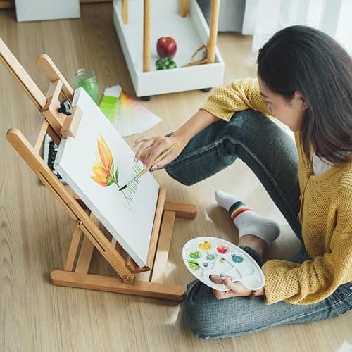 ESRICH Stretched Canvas for Painting, 24 Multi Pack 11x14, 8x10, 5x7(8 of Each) Blank Canvases for Painting, Primed Paint Canvas for Oil Paint, Acrylic Paint, for Beginners, Artists. thumbnail 2