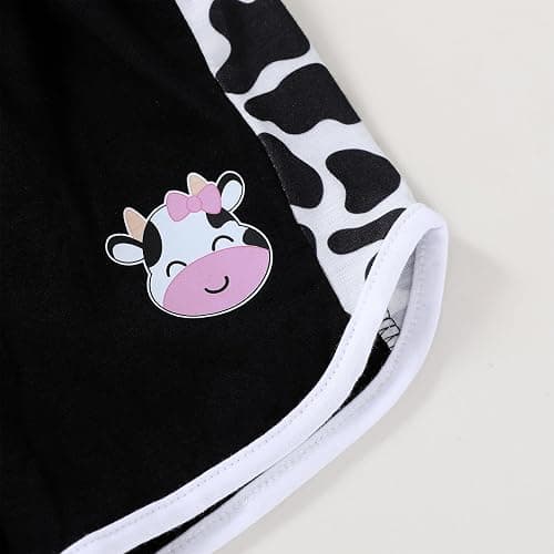 YOUNGER TREE Toddler Infant Baby Girls Summer Outfits Leopard Print Short Sleeve Pocket T-Shirt Tops Pants Clothes Sets thumbnail 7