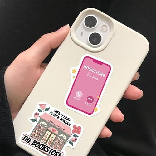 50 PCS Bookish Stickers for Kindle, Reading Stickers, Aesthetic Kindle Sticker,Bookish Gifts for Woman,Girl,Book Lover,Gifts for Adult (Bookish) thumbnail 4