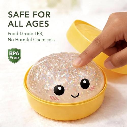 Glitter Dumpling Squishy, 2026 New Dumpling Squishy Mystery Box - 10 Colors Random Mystery Gift Box, More Surprises (Random -1PC) thumbnail 4