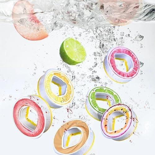 FQQPMS 7 x Aromatic Capsules for Air Water Bottles - 0 Calories Sugar - Aromatic Capsules: Pineapple, Cola, Orange, Red Bull, Lemon, Peach, Green Grapes thumbnail 2