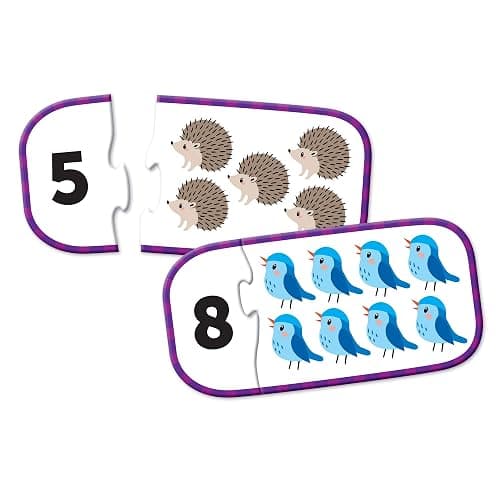 Learning Resources Counting Puzzle Cards, Kindergarten Readniness, Self Correcting Puzzles, Ages 3+ thumbnail 4