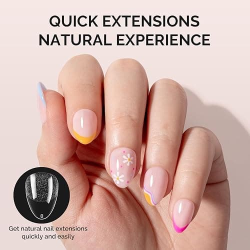 MelodySusie Extra Short Almond X Nail Tips - 600Pcs 15 Sizes Clear Acrylic, Half Matte Full Cover Press on Nails for DIY Extension & Salon Use, Pre-Shaped for Long-Lasting Manicure thumbnail 2