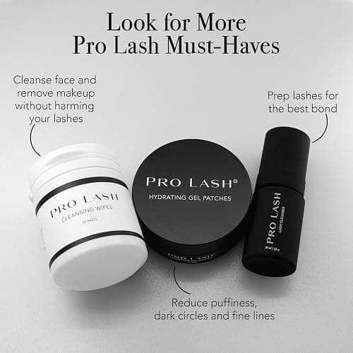 Pro Lash SoftWear Mini Lash Clusters Kit - Seamless, Lightweight Lashes - 7-Day Cluster Eyelash Extensions - False Eyelashes Plus Adhesive and Tweezers - Classic Cat Eye No. 08 Black thumbnail 8
