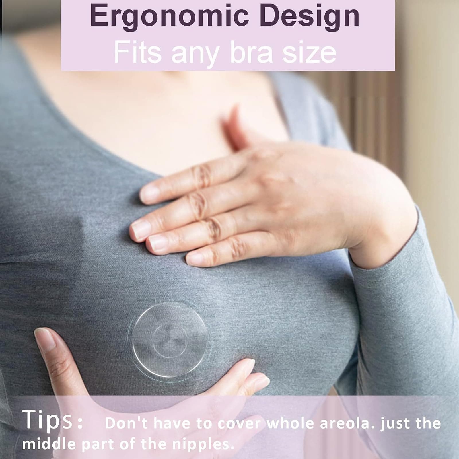 Pure 925 Silver Nipple Shields for Breastfeeding - Gentle Protection Nursing Cups for Newborns & Moms, Regular Size thumbnail 3