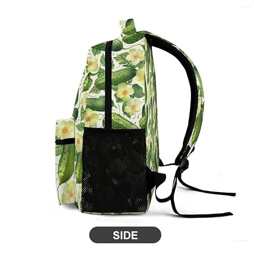 Pickle School Backpack for Kids Girls Boys, 16 Inch Cute Pickles Themed Bookbag, Personalized School Backpack for Students Children, Lightweight, Large Capacity thumbnail 6