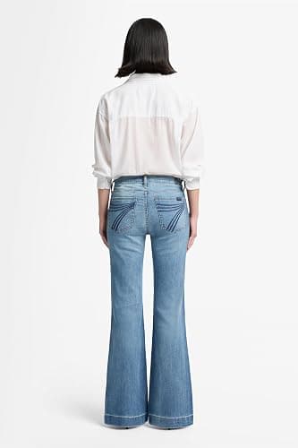 7 For All Mankind Womens Tailorless Dojo Wide Leg Trouser Jeans thumbnail 4