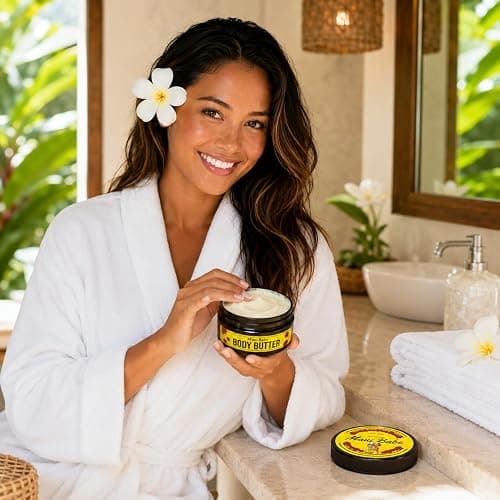 Maui Babe Body Butter – Intensive All-Over Body Moisturizer with Cocoa Butter & Coconut Oil, 8 oz thumbnail 5