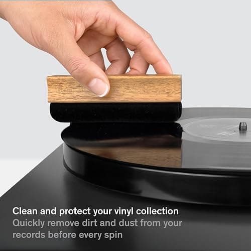Boundless Audio Vinyl Record Cleaning Kit - 5-in-1 Vinyl Cleaning Kit Includes Velvet Record Brush, Stylus Cleaner, Cleaner Solution, Nylon Brush & Storage Bag thumbnail 9