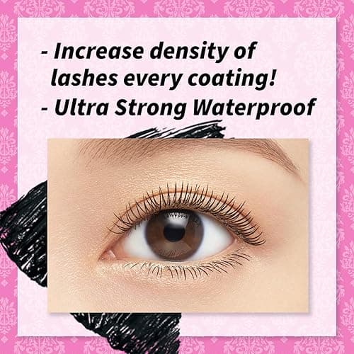 HEROINE MAKE by KISSME Volumizing Waterproof Mascara Volume & Length with Curvy Brush by Defining Fiber for Long-lasting Natural Eyelash Look + Gentle Mascara Remover Oil Free, 2 Set - 2Set-Volume Mascara+Mascara Remover thumbnail 10