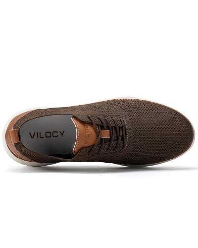 VILOCY Men's Casual Dress Sneakers Oxfords Business Mesh Breathable Walking Shoes Tennis Comfortable thumbnail 4