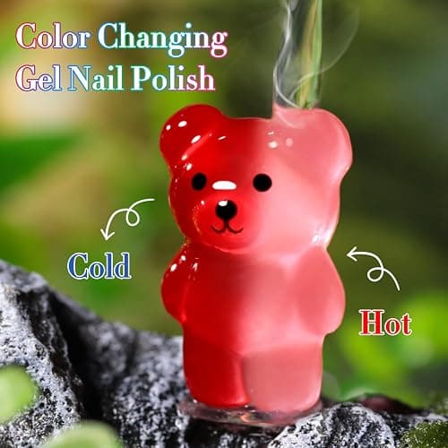 Double Rhythm 6 Pcs 15 ML Gel Polish Set Same Color Same Bottle Soak Off Gel Polish Kit Nail Art Manicure Salon DIY at Home for Women (Burgundy Blue Green Pink Purple -T6-64) thumbnail 3